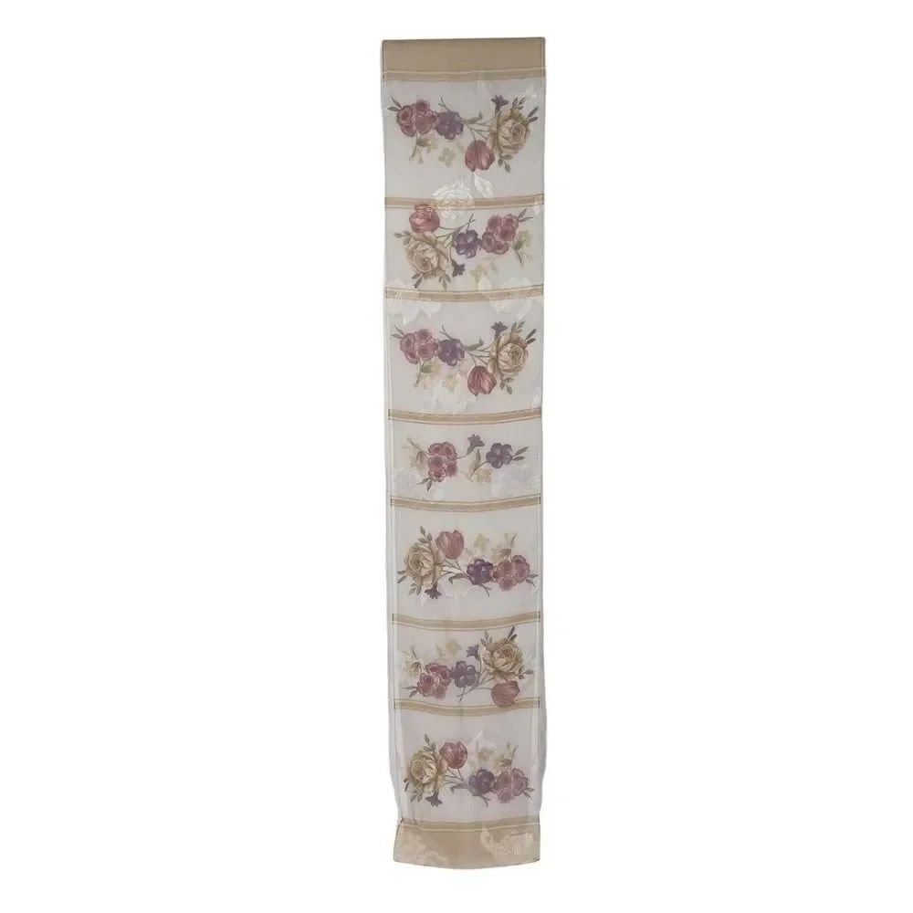 Liz Claiborne Vintage 90s Scarf Rectangle Floral Sheer Classic Boho 58 x 10 Inch